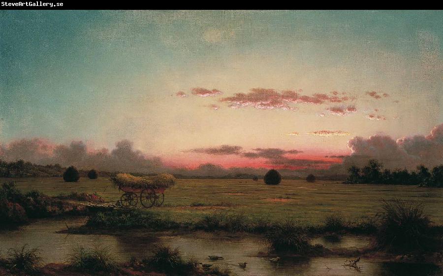 Martin Johnson Heade Pantanos en Rhode Island